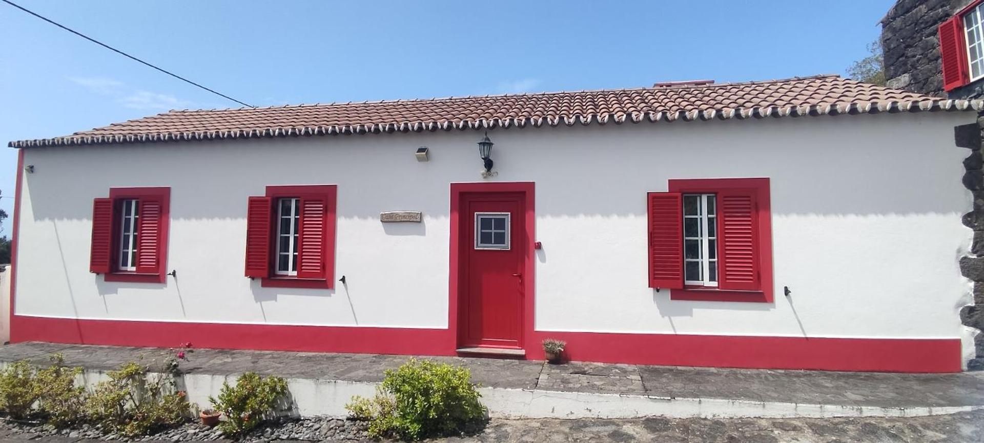 Gasthaus Casal Do Vulcao Capelo Exterior foto